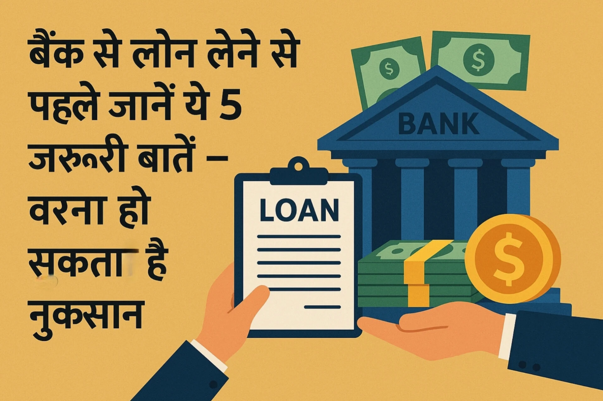 बैंक लोन लेने से पहले