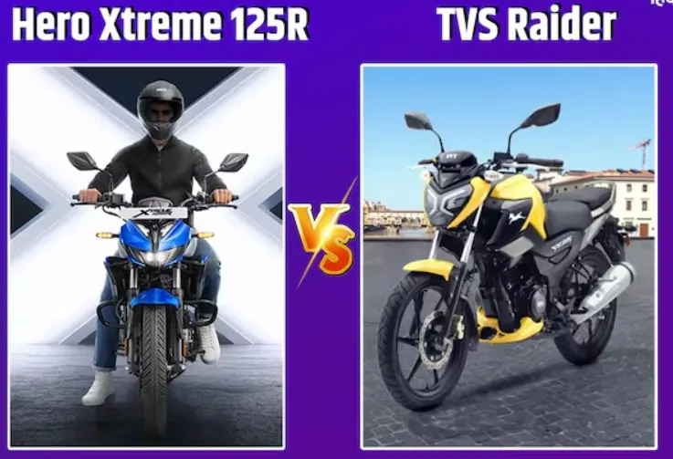 TVS Raider 125 vs Hero Xtreme 125R